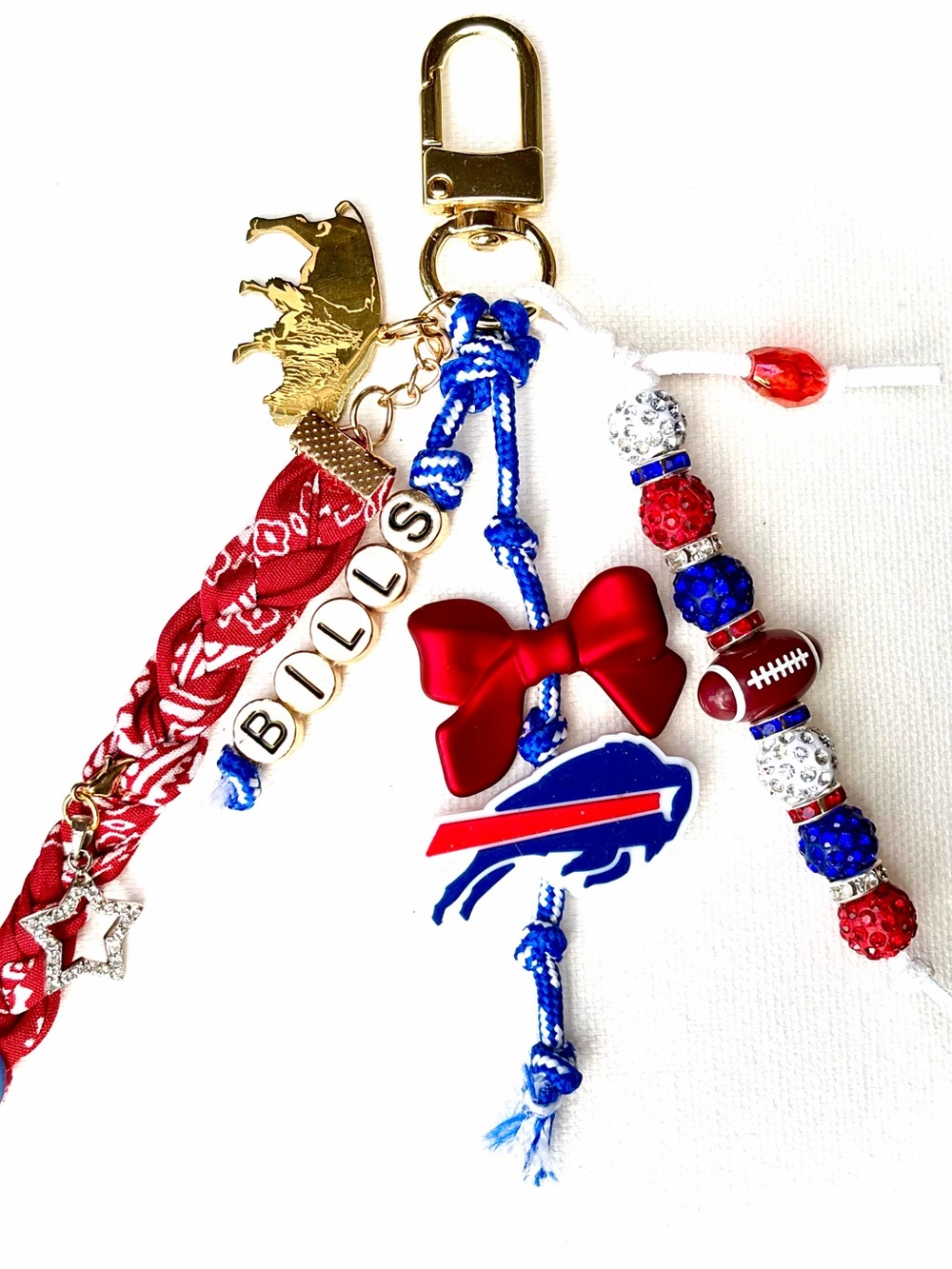 Handmade Buffalo Bills Purse Charm